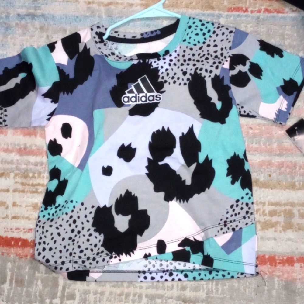 Adidas Multicolor Patterned Tee